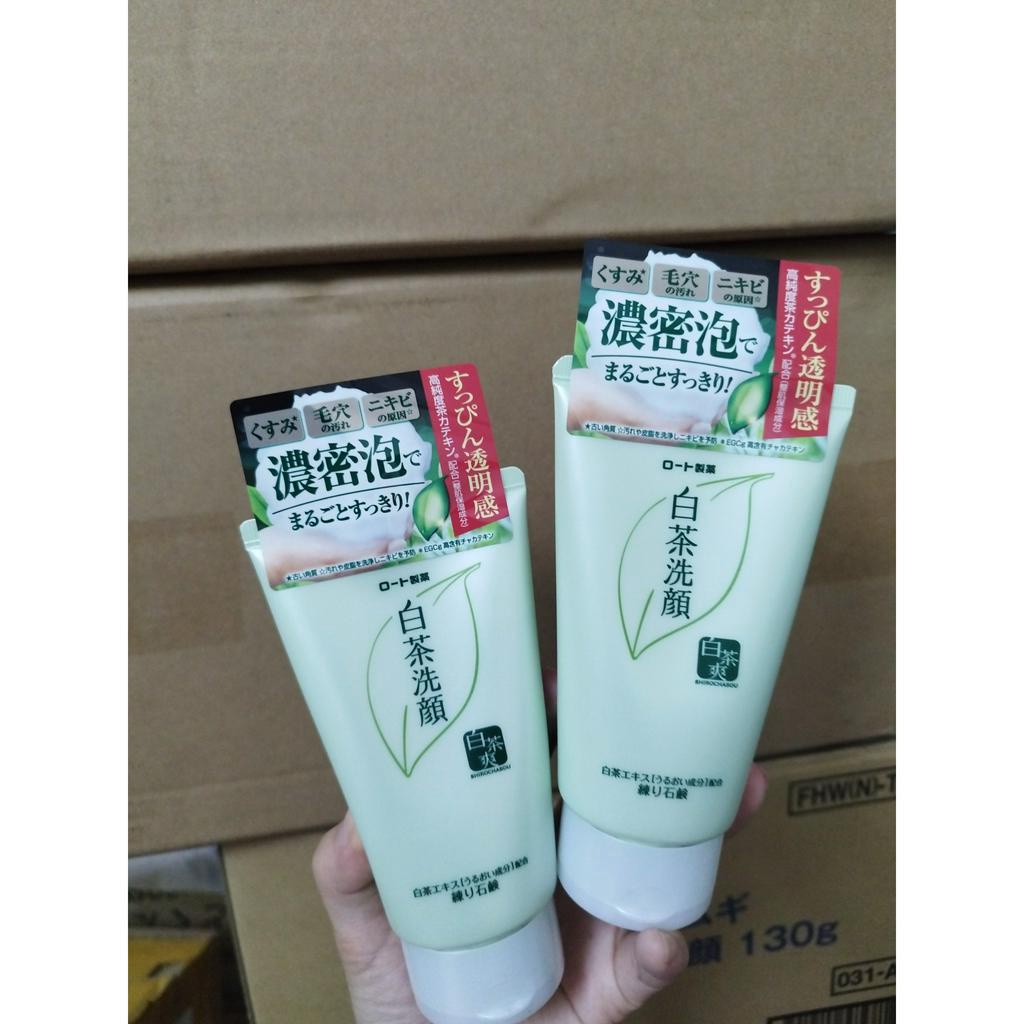 Sữa rửa mặt trà xanh Rohto Shirochasou Nhật Bản 120g