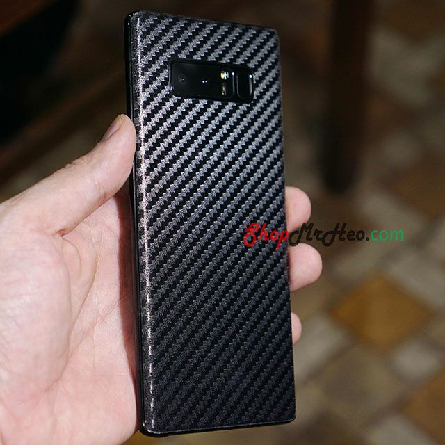 Bộ 3 Skin Dán Mặt Sau Lưng Vân 3D Samsung Note 8