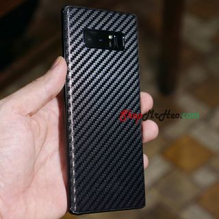 Bộ 3 skin dán mặt sau lưng vân 3d samsung note 8