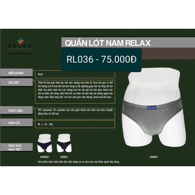 Quần Lót Nam cotton Relax (đại)