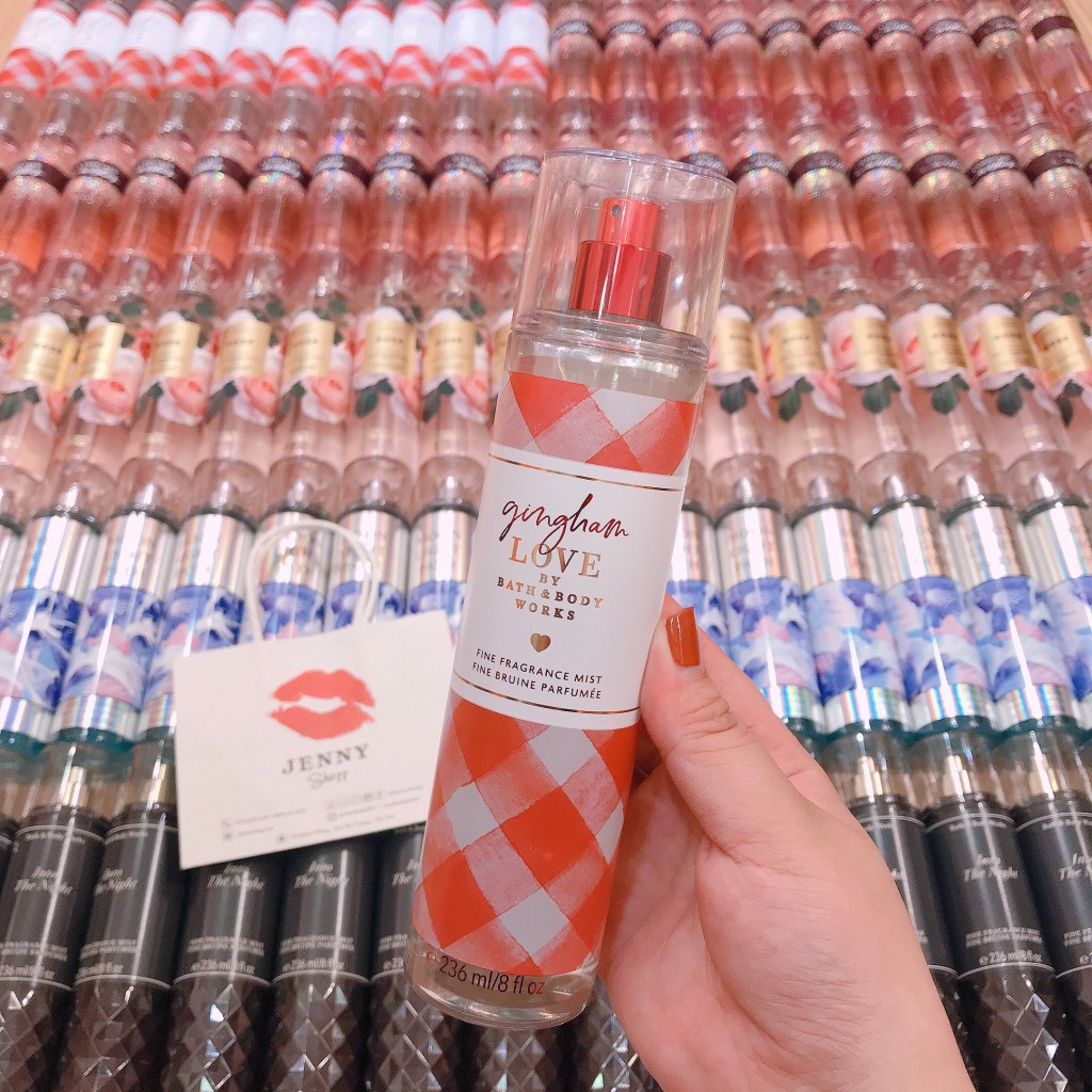 Xịt Thơm Toàn Thân Bath &amp; Body Works Mùi Gingham Love