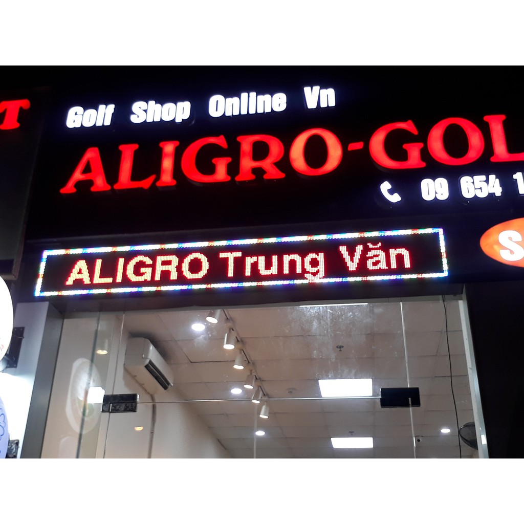Led ma trận P10, Module led ma trận P10 full màu ngoài trời - 16 x 32 - led matrix full màu ngoài trời làm biển led ma t