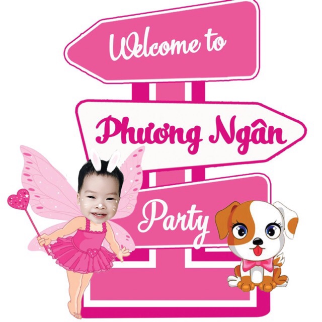 Cây Welcom Trang Trí Sinh Nhật