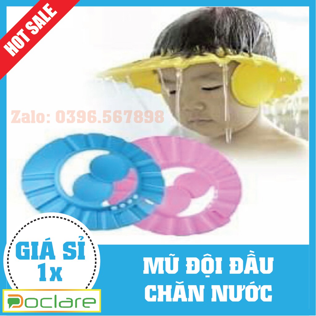 MŨ GỘI ĐẦU CHẮN NƯỚC CÓ BỊT TAI