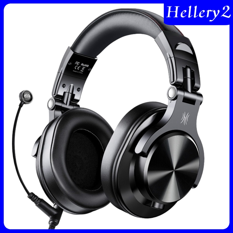 [HELLERY2] A71 Over-Ear Wired Headphones Studio Monitor Headsets with Mic