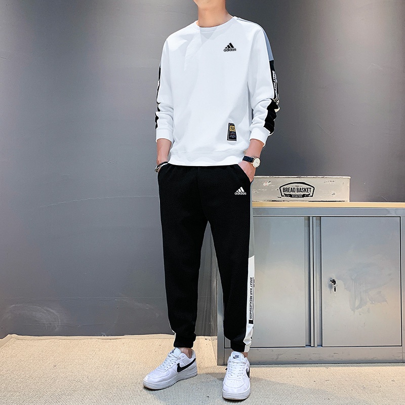 Bộ 2 Món Trang Phục Thể Thao Adidas Cổ Tròn + Quần Dài 4251