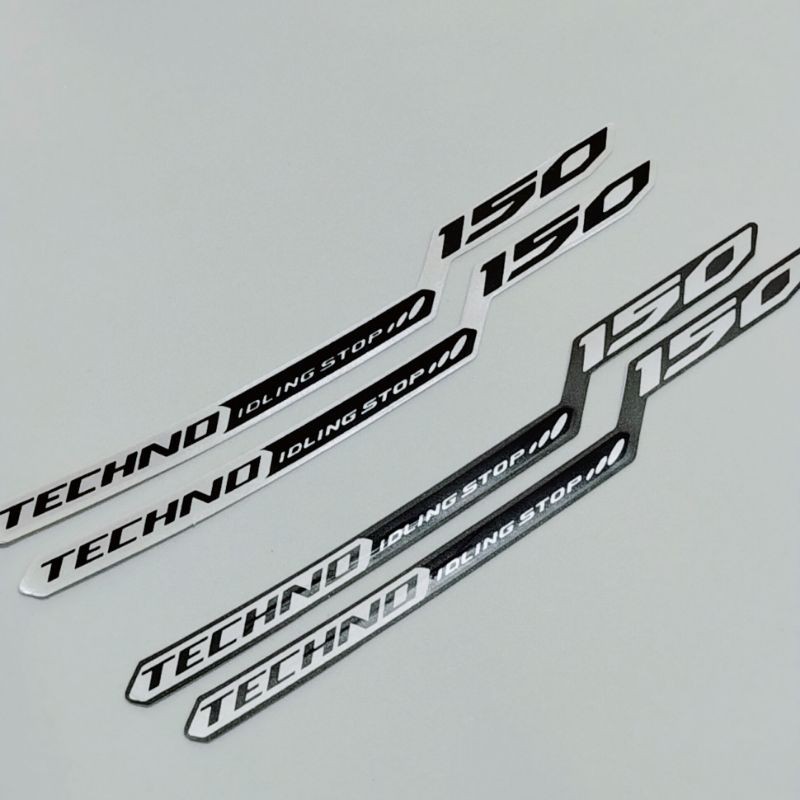 [GIÁ 1TEM] Tem decal dán chữ TECHNO IDLING STOP 150 cho xe Vario