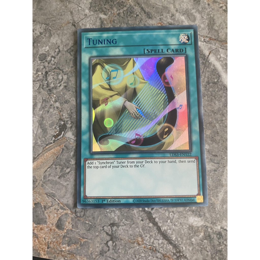 1 lá thẻ bài Tuning Ultra Rare 1st Edition