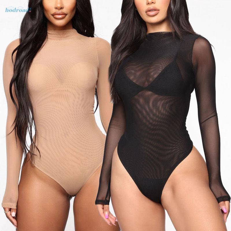 Bodysuit Tay Dài Xuyên Thấu Gợi Cảm Cho Nữ | BigBuy360 - bigbuy360.vn