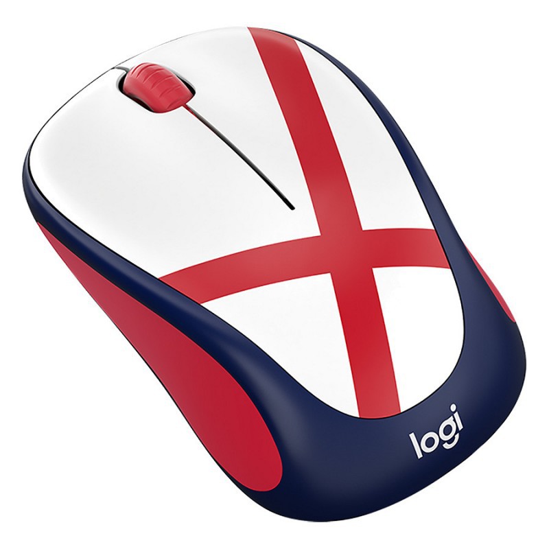 [ CHÍNH HÃNG ] Chuột không dây Logitech cực nhạy - Logitech M238 - Quốc kì - silent mouse KHÔNG ỒN - ENGLAND BRAZIL