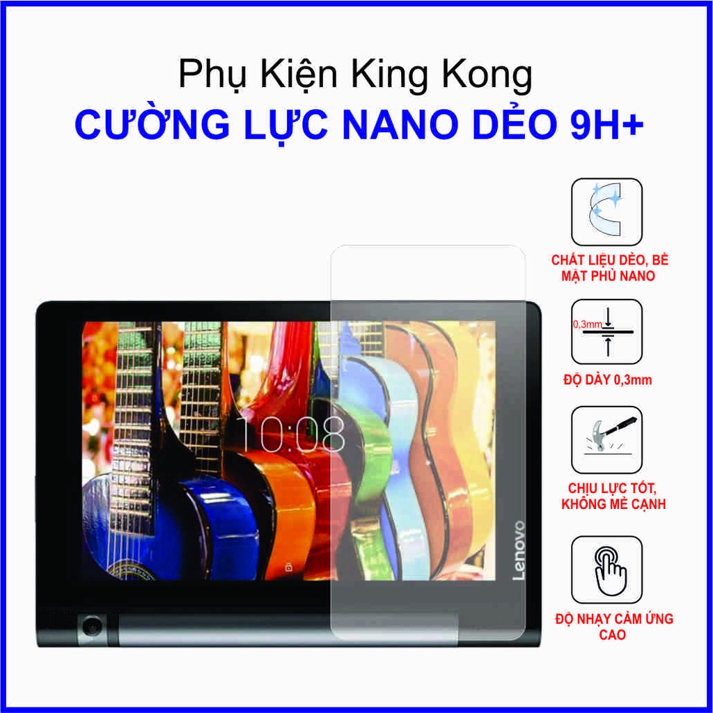 Dán cường lực Lenovo Yoga Tab 3 8inch ,  cường lực nano dẻo 9H+