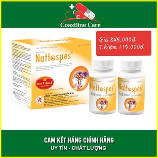 Nattospes Hộp 180 Viên - Tai Biến Mạch Máu Não - Coastlinecare Pharmacy