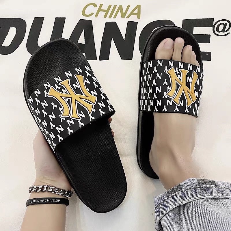 dép nam bản quai ngang NY chất liệu xốp siêu nhẹ chống trơn trượt