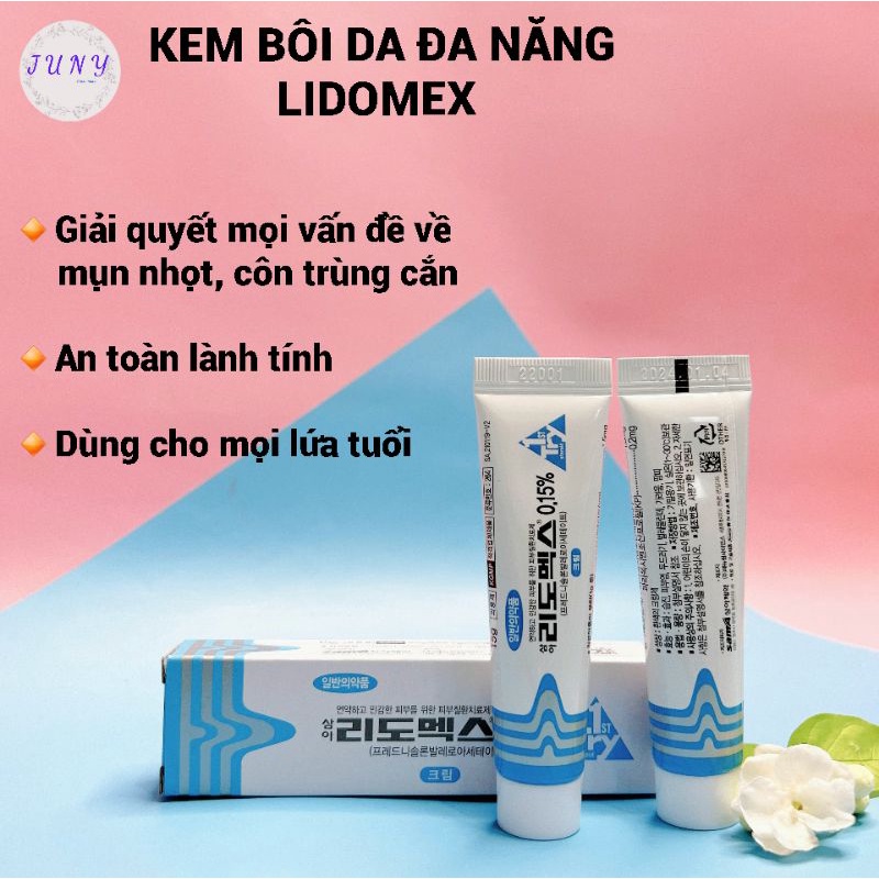 Kem bôi da đa năng Lidomex Hàn Quốc , ngừa hăm tã,rôm sảy, vết ngứa do côn trùng cắn tuýp 15g