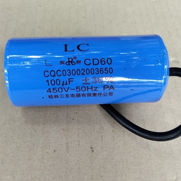 Tụ điện khởi động động cơ 450V-100uF