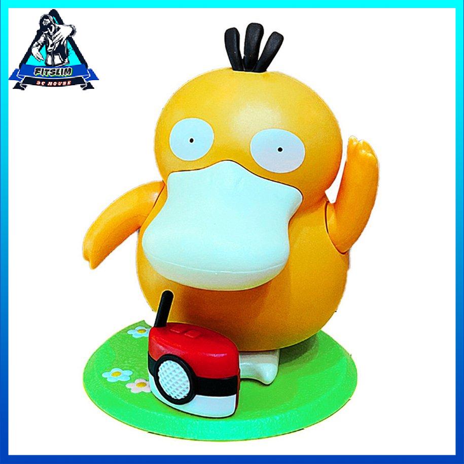 Psyduck Bức tượng nhỏ Âm nhạc Phim hoạt hình có thể di chuyển Ca hát Hộp âm nhạc Hình hành động