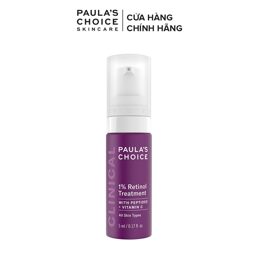 Tinh chất làm mờ nám và nếp nhăn Paula’s Choice Clinical 1% Retinol Treatment  - 5ml