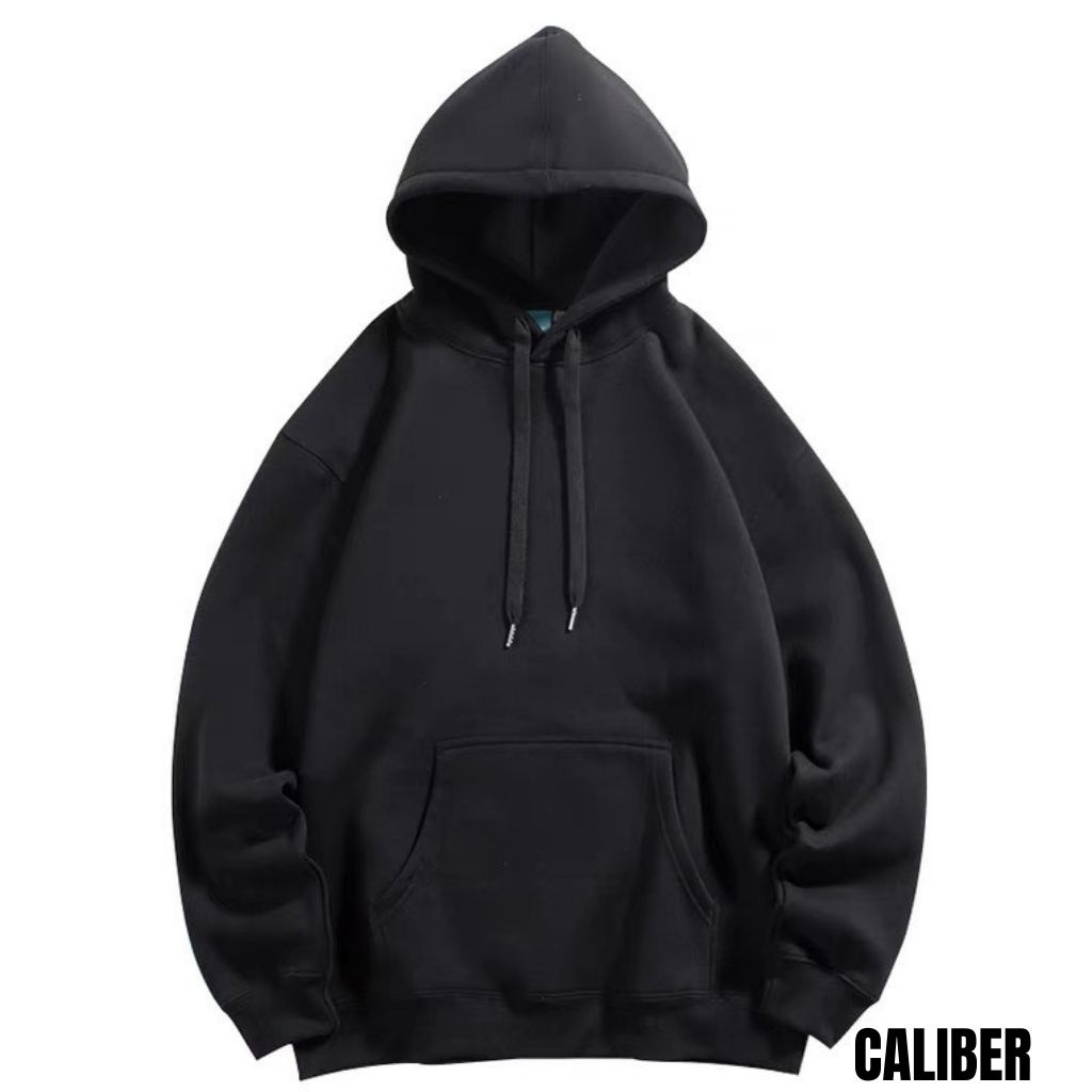 Áo Hoodie Nam Nữ Unisex CALIBER Chất Nỉ Bông Form Basic Phong Cách Hàn Quốc Màu Trẻ Trung