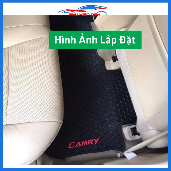 Lót sàn ô tô cao su Camry 2012-2018 không mùi chống trơn trượt