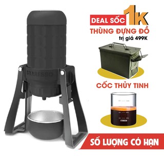[BẢN 2021] Máy pha cafe cầm tay cao cấp STARESSO PRO (Mirage) - máy pha cafe 2 vòi chính hãng | Bảo hành 1 năm