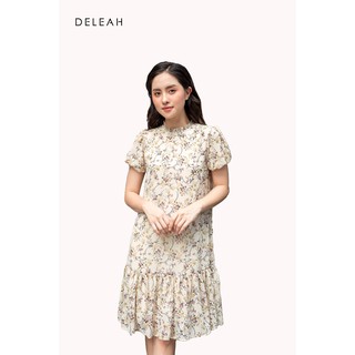 De Leah - Đầm Suông Hoa Nhí Đuôi Cá - Thời trang thiết kế
