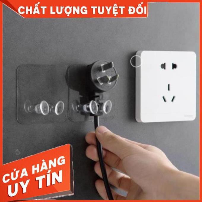 Gọn Gàng Nhà Cửa Với Móc Dán Tường Treo Phích Cắm Tiện Dụng An Toàn K72