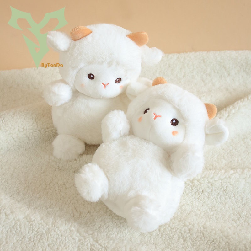 Đồ chơi nhồi bông Hình Chú Cừu Trắng Dễ Thương Cho Bé Gái