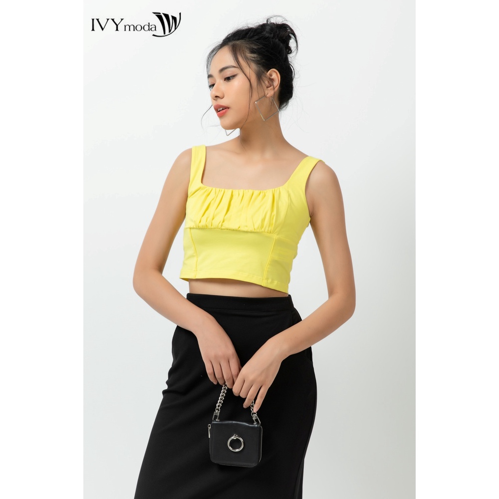 Áo thun croptop nữ IVY moda MS 56B8670