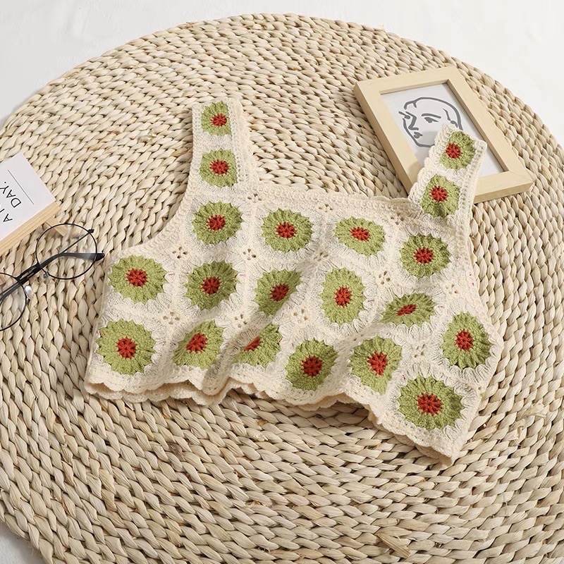 áo len sát nách hoa mặt trời (312#)