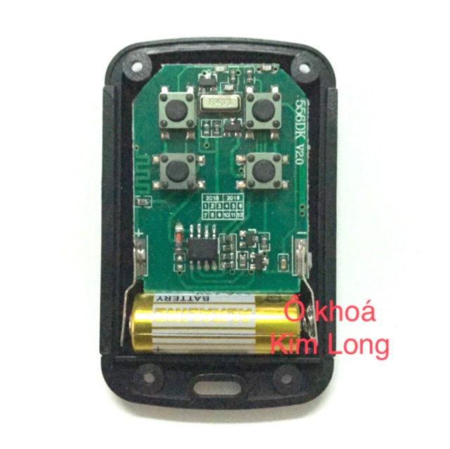 Remote học lệnh thông minh điều khiển cửa cuốn tần số 433