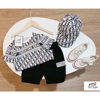 Set bộ di - or kèm mũ cho bé trai