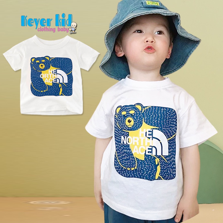 [FREE SHIP] Áo Thun Cotton Hè Bé Trai KEYER KID, Cho Bé (6 - 22KG), Cộc Tay Chất Liệu Thun mát Họa Tiết in Sắc Nét AT13