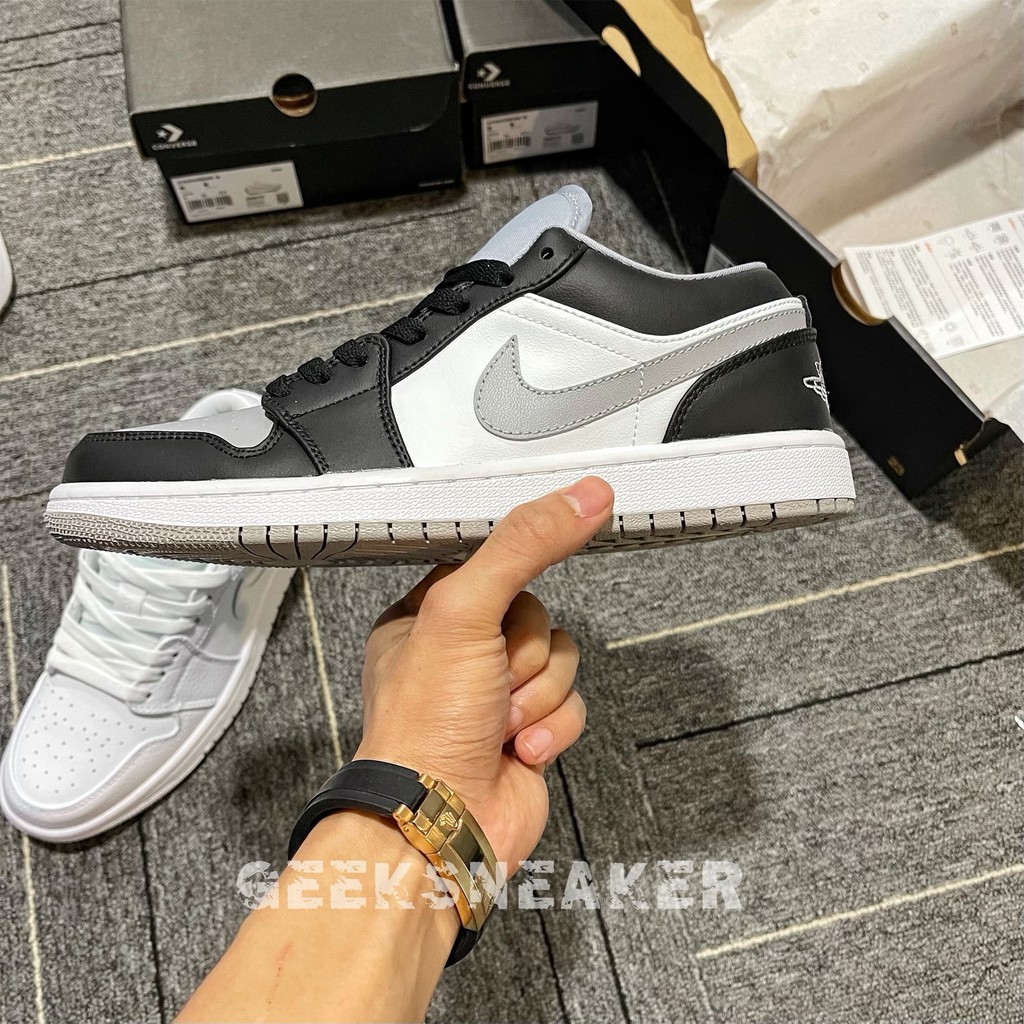 [GeekSneaker] Giày Jordan 1 Low Smoke Grey
