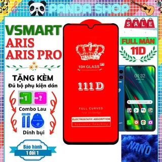 Kính cường lực vsmart aris / aris pro dán full màn hình 111D trong suốt - Độ cứng cực cao bảo vệ điện thoại vỡ màn hình.