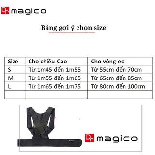 Đai chống gù lưng Dr Magico MG55