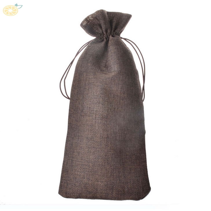 Túi vải linen dùng đựng bình rượu kích thước 16x36 CM