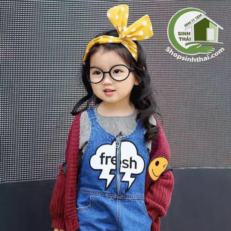 Mắt kính trẻ em màu đỏ  - tặng kèm túi đựng