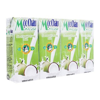 Sữa tươi Mộc Châu ( dừa ) - Hộp 180ml - Vỉ