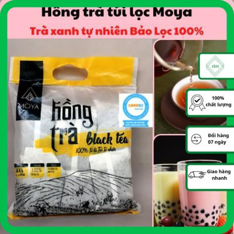 Hồng Trà Túi Lọc Cao Cấp Moya 300g (30 túi x 10gr) - Nguyên Liệu Làm Trà Sữa Hồng Trà Thơm Ngon