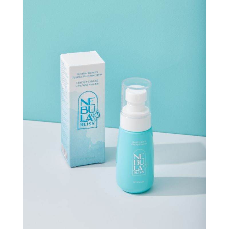 Dung dịch vệ sinh phụ nữ dạng xịt nano bạc Nebula Bliss - 60ml