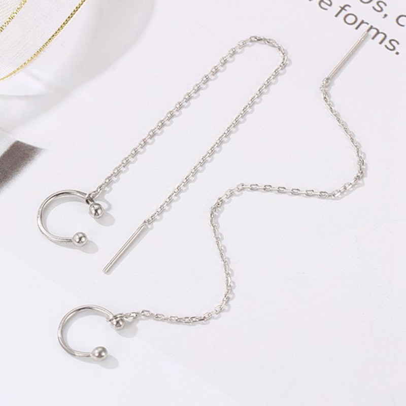 Đôi khuyên tai chữ C thời trang cho nữ