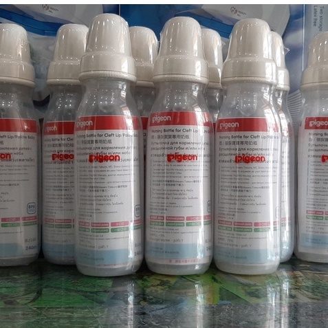 Bình sữa Pigeon chuyên biệt cho trẻ sứt môi, hở hàm ếch | Bình sữa Y Tế chuyên dụng, hỗ trợ trẻ bị tật chẻ vòm