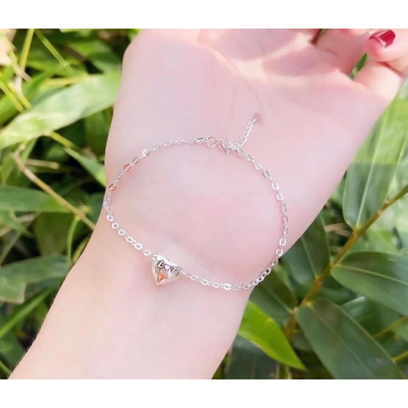 LẮC TAY TIM KHẮC TÊN THEO YÊU CẦU BẠC TA
