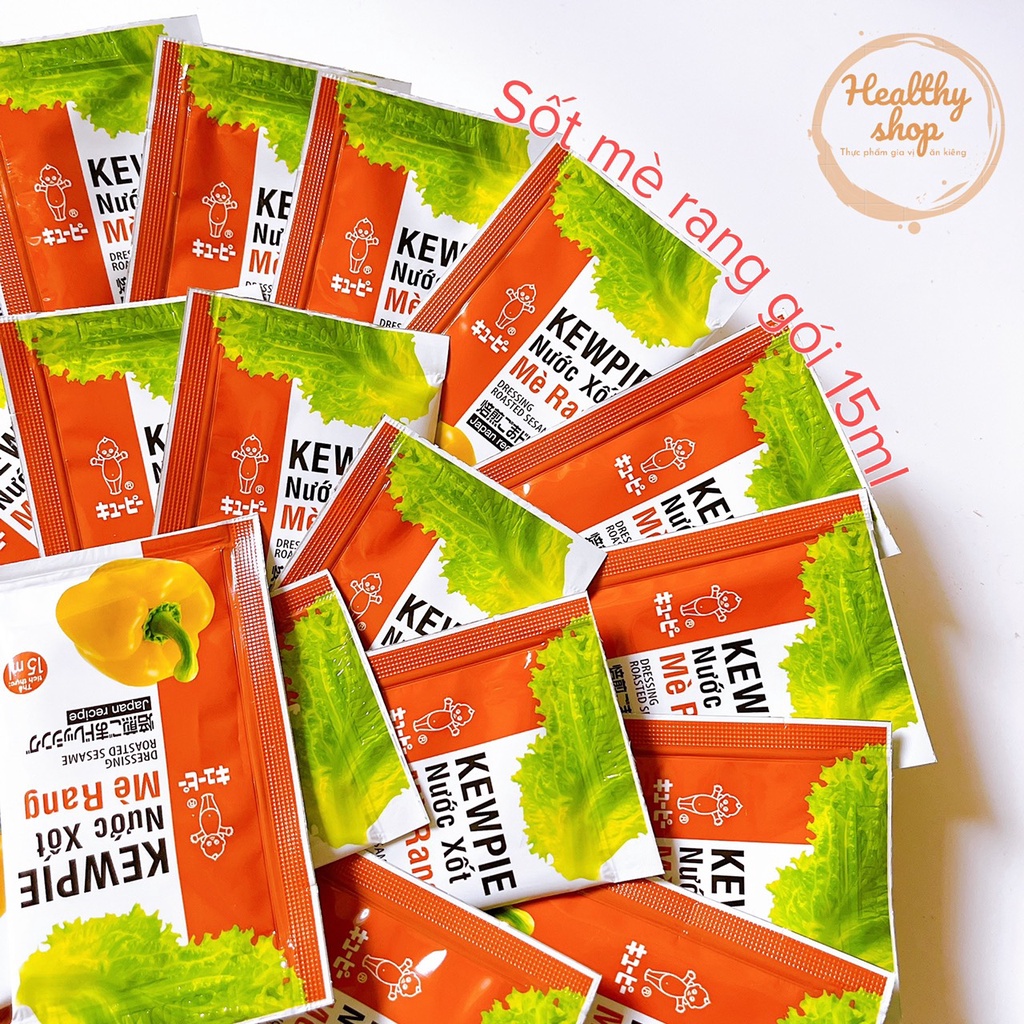Nước chấm sốt mè rang KEWPIE 15ml trộn salad date T6/23