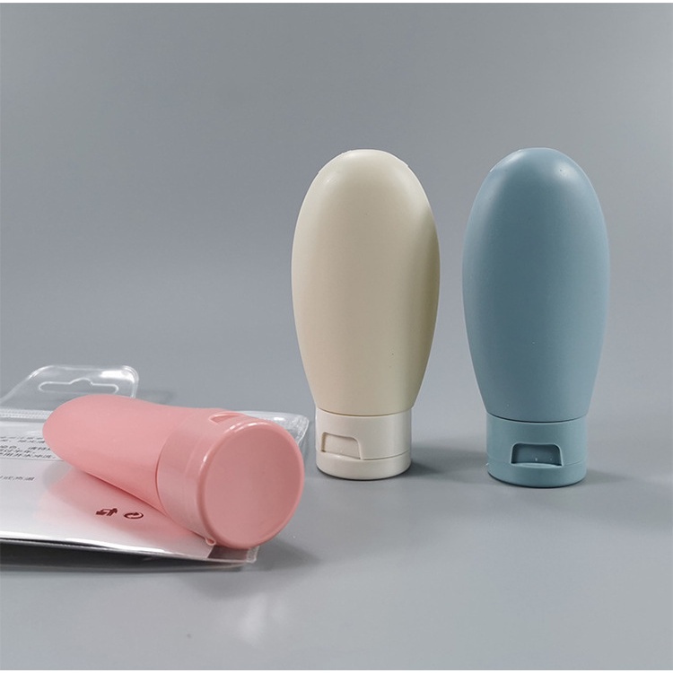 Set 3 Lọ Chiết Mỹ Phẩm, Dầu Gội, Sữa Tắm Mang Đi Du Lịch Kèm Túi Zip Tiện Lợi