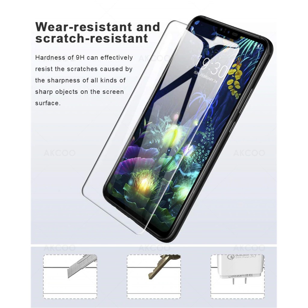 Kính Cường Lực UV Keo Nước Cho LG G8, Dán Màn HÌnh LG G8