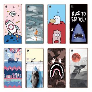 Ốp điện thoại TPU mềm họa tiết cá hoạt hình độc đáo cho Sony Z5 Z4 Z3 Z2 Z1