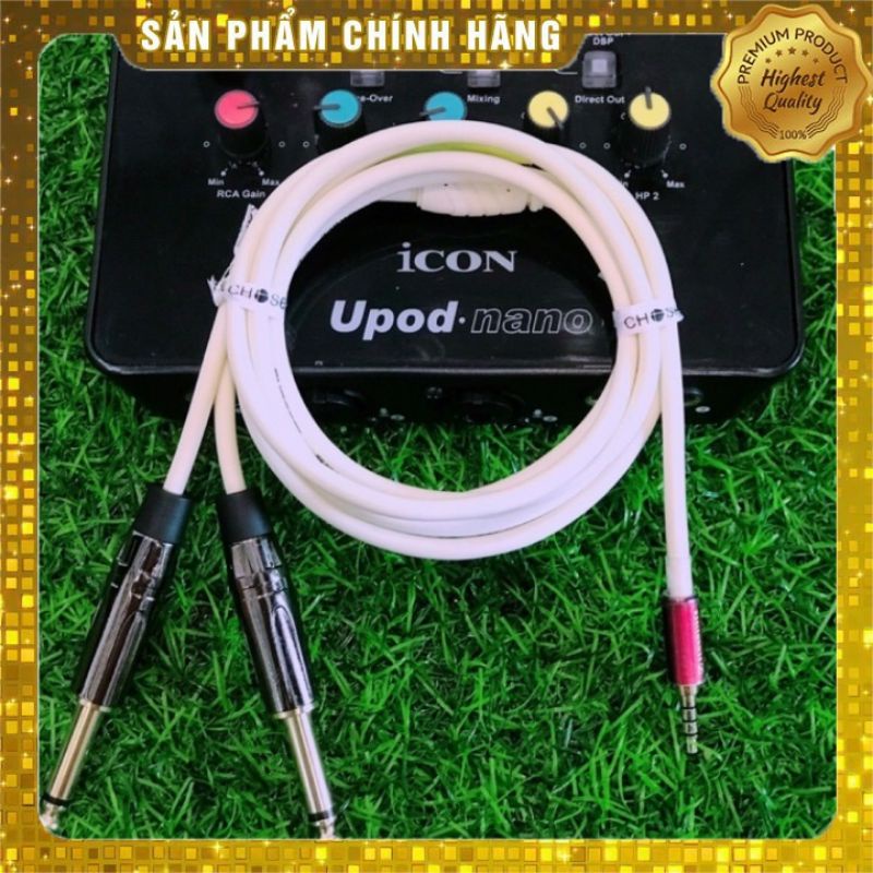 Dây livestream 6 ly ra 3.5 cho các dòng mixer f4, f7, m4, 68pro, pro4, icon pro và nhiều loại khác