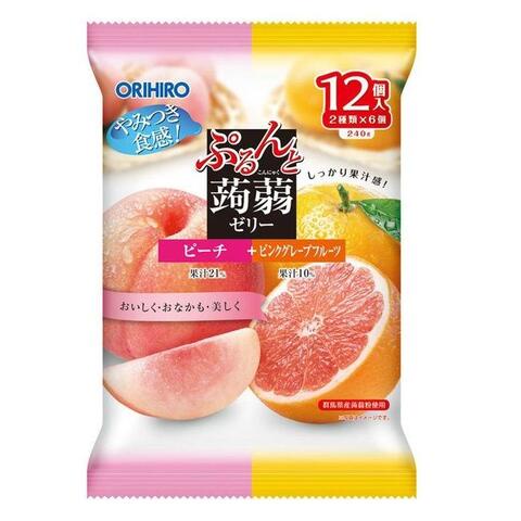 THẠCH hoa quả ORIHIRO Nhật Bản 240g (date T10-12/2022)