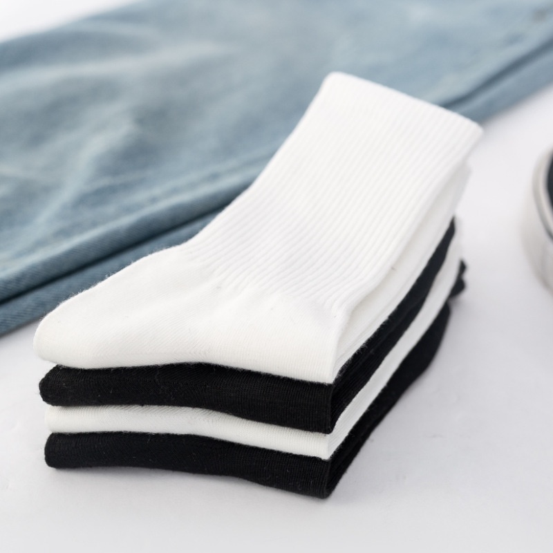 Vớ cotton nữ ANDROSHOW co giãn cổ cao màu sắc đơn giản phong cách Nhật Bản BOU294